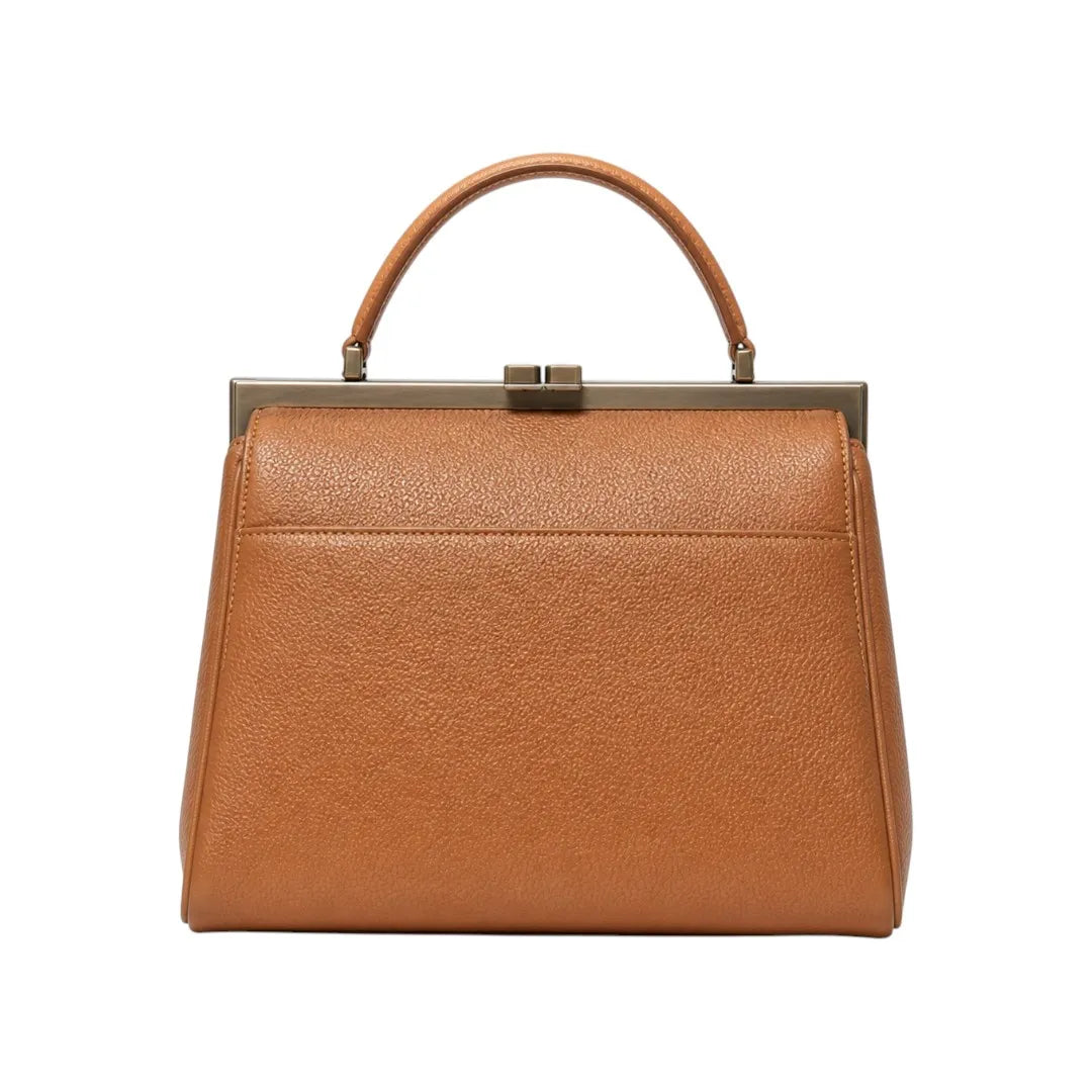 Sell My Handbag INC Elegant Brown Leather Handbag with Lock