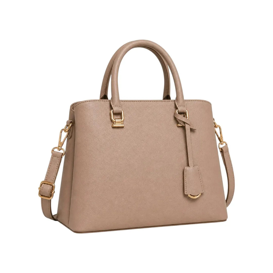 Sell My Handbag INC Premium Beige Satchel Shoulder Bag for Women (M)