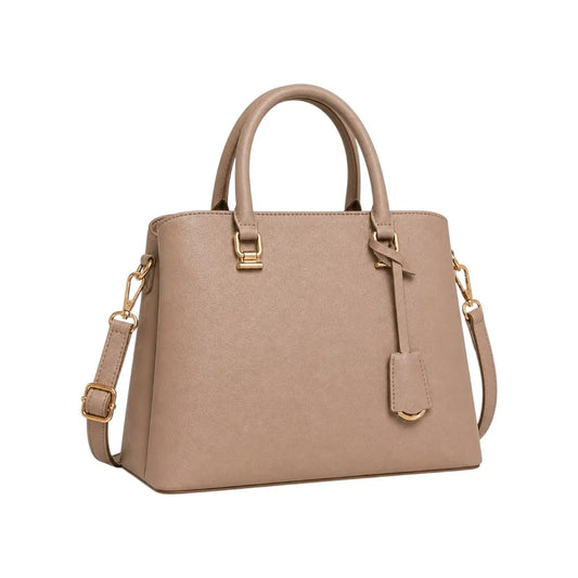 Sell My Handbag INC Premium Beige Satchel Shoulder Bag for Women (M)