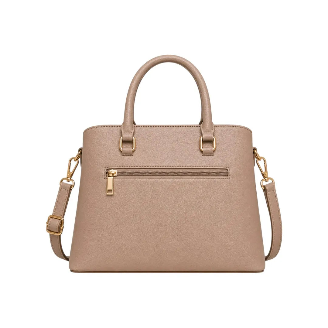 Sell My Handbag INC Premium Beige Satchel Shoulder Bag for Women (M)